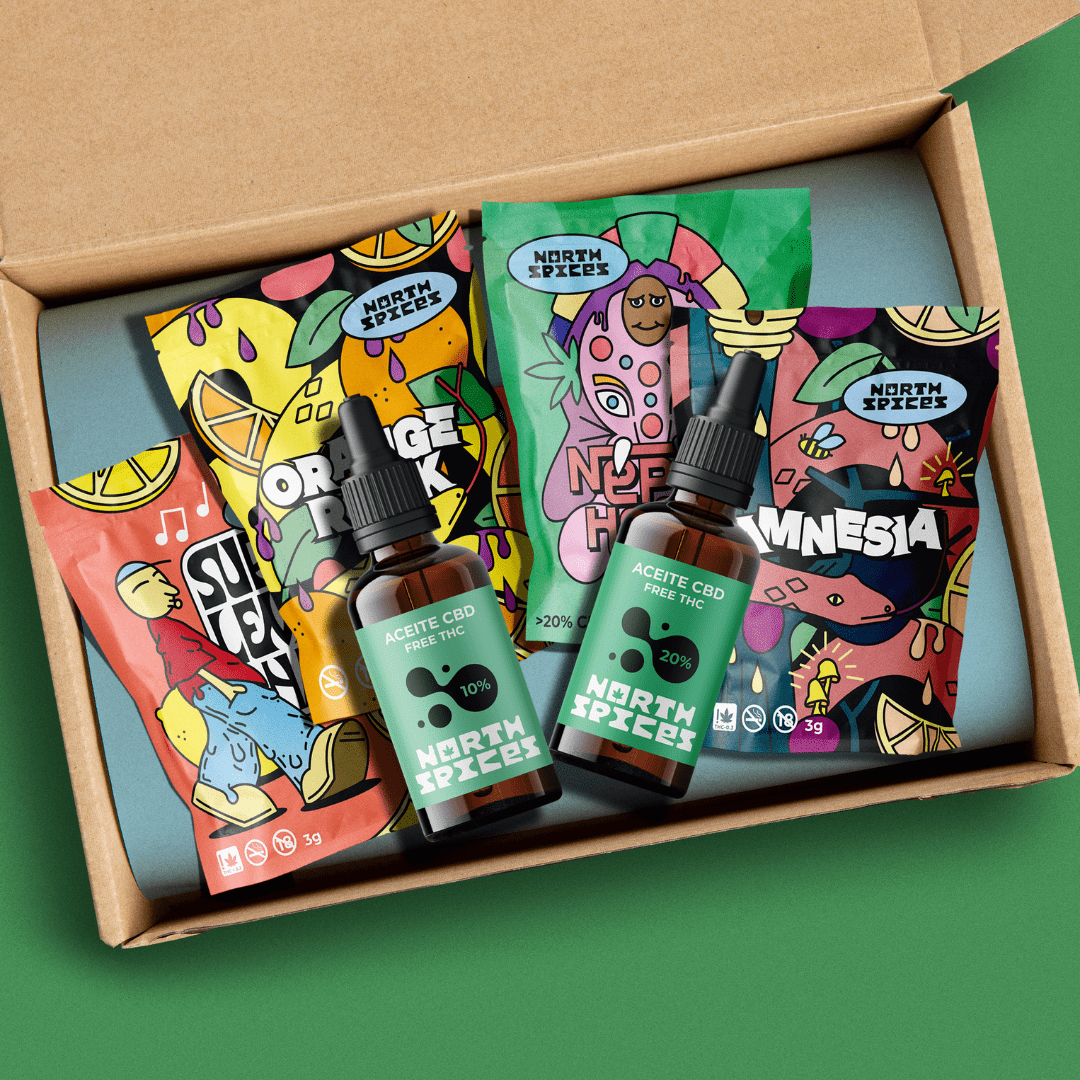 Categoria packs | North Spices CBD | Tienda de CBD de confianza Somos una tienda de CBD online que ofrece una amplia gama de productos de CBD de alta calidad. Todos nuestros productos están hechos con ingredientes naturales y son libres de THC, lo que significa que no te harán drogar. Ofrecemos una variedad de productos de CBD, incluyendo aceite de CBD, cápsulas de CBD, cremas de CBD y más. Todos nuestros productos son probados por laboratorios independientes y garantizamos su calidad. Nos comprometemos a proporcionar a nuestros clientes la mejor experiencia de compra posible. Ofrecemos envío gratuito en todos los pedidos superiores a 50 € y ofrecemos una garantía de devolución del dinero de 30 días. También ofrecemos un servicio de atención al cliente 24/7. Si estás buscando productos de CBD de alta calidad y a un precio asequible, entonces nuestra tienda online es la mejor opción para ti. Visita nuestra página web hoy mismo para comprar tu producto de CBD.